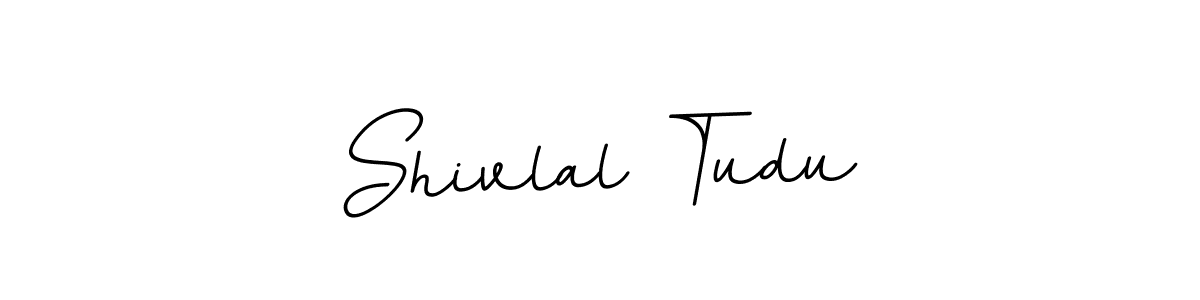 Design your own signature with our free online signature maker. With this signature software, you can create a handwritten (BallpointsItalic-DORy9) signature for name Shivlal Tudu. Shivlal Tudu signature style 11 images and pictures png