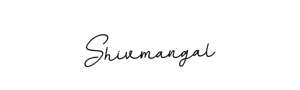 Use a signature maker to create a handwritten signature online. With this signature software, you can design (BallpointsItalic-DORy9) your own signature for name Shivmangal. Shivmangal signature style 11 images and pictures png