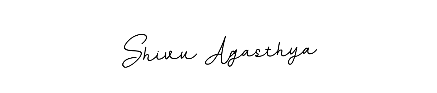 Shivu Agasthya stylish signature style. Best Handwritten Sign (BallpointsItalic-DORy9) for my name. Handwritten Signature Collection Ideas for my name Shivu Agasthya. Shivu Agasthya signature style 11 images and pictures png
