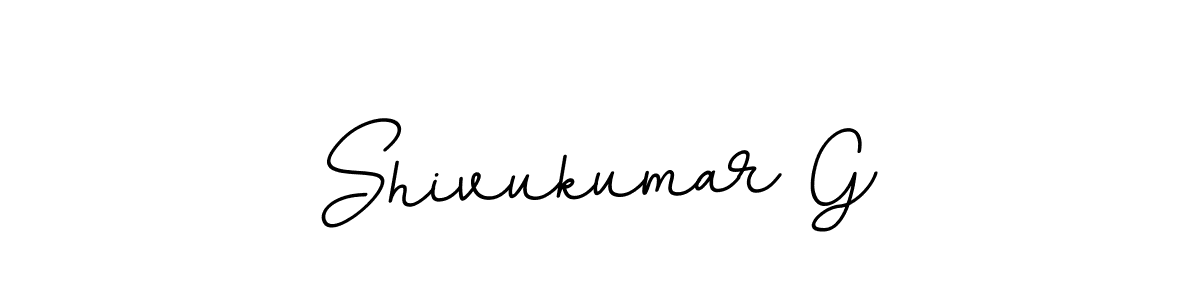 Create a beautiful signature design for name Shivukumar G. With this signature (BallpointsItalic-DORy9) fonts, you can make a handwritten signature for free. Shivukumar G signature style 11 images and pictures png