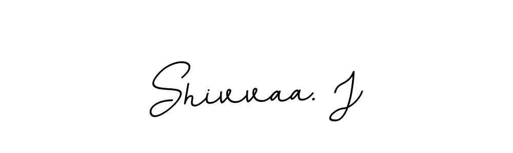 Create a beautiful signature design for name Shivvaa. J. With this signature (BallpointsItalic-DORy9) fonts, you can make a handwritten signature for free. Shivvaa. J signature style 11 images and pictures png