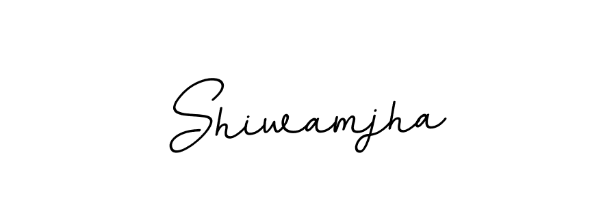 BallpointsItalic-DORy9 is a professional signature style that is perfect for those who want to add a touch of class to their signature. It is also a great choice for those who want to make their signature more unique. Get Shiwamjha name to fancy signature for free. Shiwamjha signature style 11 images and pictures png