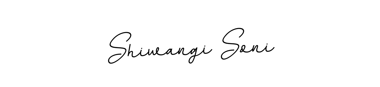 Make a beautiful signature design for name Shiwangi Soni. With this signature (BallpointsItalic-DORy9) style, you can create a handwritten signature for free. Shiwangi Soni signature style 11 images and pictures png