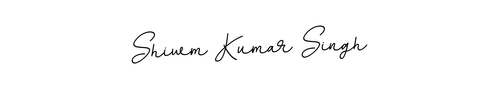 The best way (BallpointsItalic-DORy9) to make a short signature is to pick only two or three words in your name. The name Shiwm Kumar Singh include a total of six letters. For converting this name. Shiwm Kumar Singh signature style 11 images and pictures png