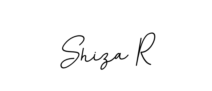 Shiza R stylish signature style. Best Handwritten Sign (BallpointsItalic-DORy9) for my name. Handwritten Signature Collection Ideas for my name Shiza R. Shiza R signature style 11 images and pictures png