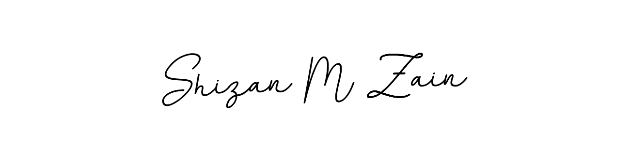 Create a beautiful signature design for name Shizan M Zain. With this signature (BallpointsItalic-DORy9) fonts, you can make a handwritten signature for free. Shizan M Zain signature style 11 images and pictures png