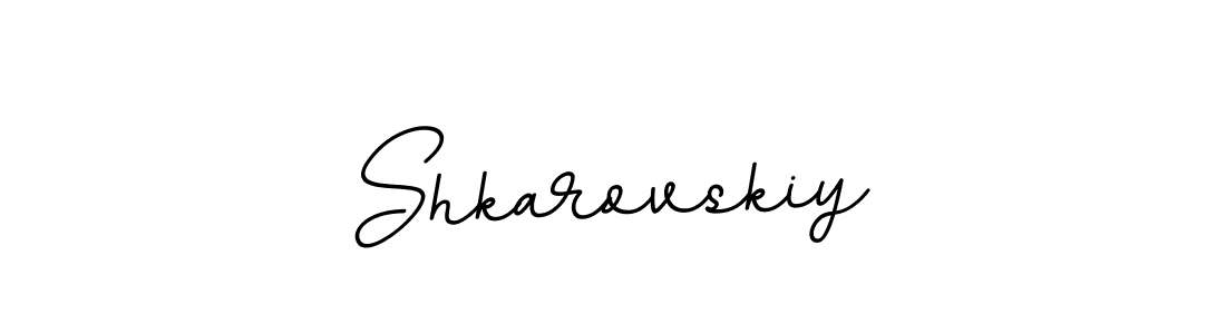 This is the best signature style for the Shkarovskiy name. Also you like these signature font (BallpointsItalic-DORy9). Mix name signature. Shkarovskiy signature style 11 images and pictures png