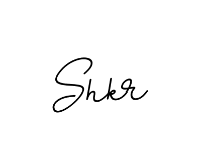 How to make Shkr name signature. Use BallpointsItalic-DORy9 style for creating short signs online. This is the latest handwritten sign. Shkr signature style 11 images and pictures png