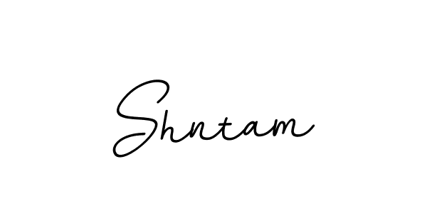 How to make Shntam name signature. Use BallpointsItalic-DORy9 style for creating short signs online. This is the latest handwritten sign. Shntam signature style 11 images and pictures png