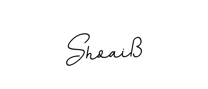 Use a signature maker to create a handwritten signature online. With this signature software, you can design (BallpointsItalic-DORy9) your own signature for name Shoaiß. Shoaiß signature style 11 images and pictures png