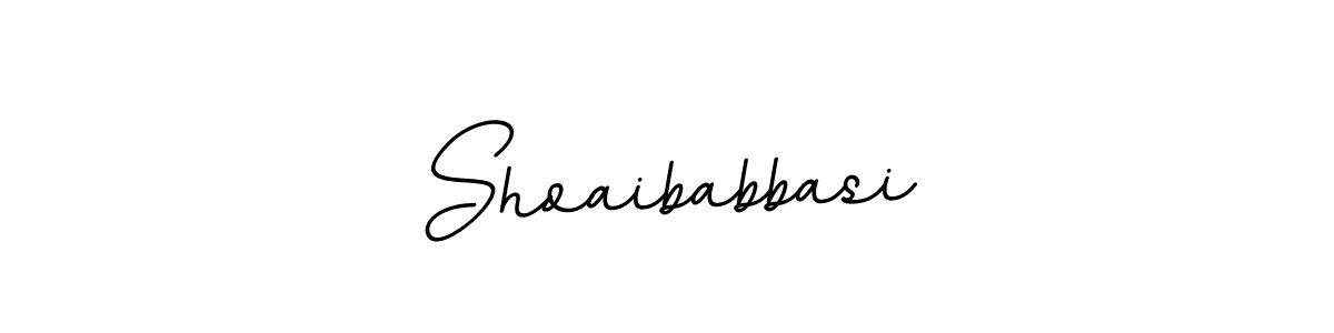 Design your own signature with our free online signature maker. With this signature software, you can create a handwritten (BallpointsItalic-DORy9) signature for name Shoaibabbasi. Shoaibabbasi signature style 11 images and pictures png