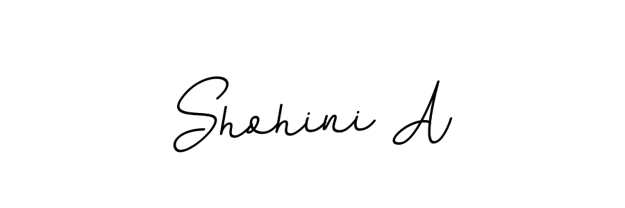 You should practise on your own different ways (BallpointsItalic-DORy9) to write your name (Shohini A) in signature. don't let someone else do it for you. Shohini A signature style 11 images and pictures png