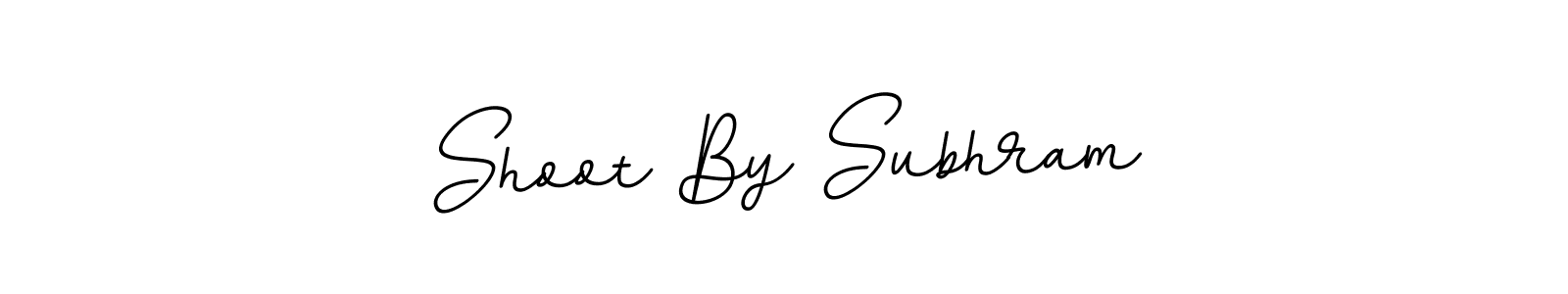 Design your own signature with our free online signature maker. With this signature software, you can create a handwritten (BallpointsItalic-DORy9) signature for name Shoot By Subhram. Shoot By Subhram signature style 11 images and pictures png