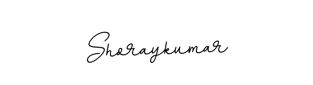 Design your own signature with our free online signature maker. With this signature software, you can create a handwritten (BallpointsItalic-DORy9) signature for name Shoraykumar. Shoraykumar signature style 11 images and pictures png