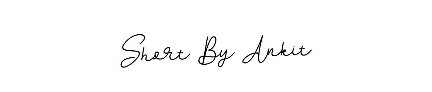 The best way (BallpointsItalic-DORy9) to make a short signature is to pick only two or three words in your name. The name Short By Ankit include a total of six letters. For converting this name. Short By Ankit signature style 11 images and pictures png