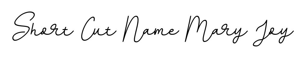 Elevate your brand with a stunning Short Cut Name Mary Joy eSignature. The BallpointsItalic-DORy9 style provides a balanced, flowing aesthetic for everyday signing. Short Cut Name Mary Joy signature style 11 images and pictures png