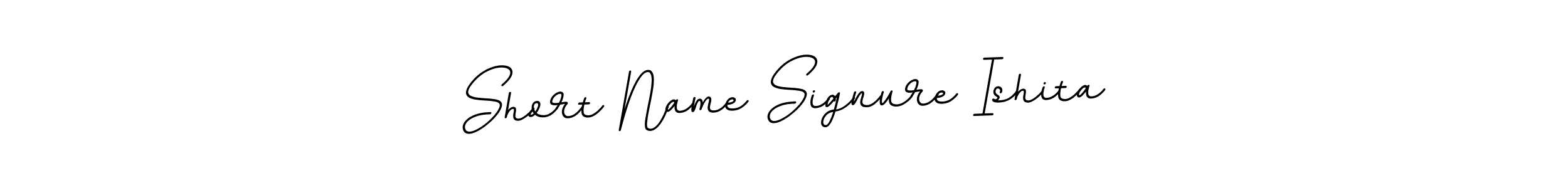 The best way (BallpointsItalic-DORy9) to make a short signature is to pick only two or three words in your name. The name Short Name Signure Ishita include a total of six letters. For converting this name. Short Name Signure Ishita signature style 11 images and pictures png