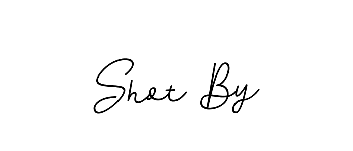 How to make Shot By signature? BallpointsItalic-DORy9 is a professional autograph style. Create handwritten signature for Shot By name. Shot By signature style 11 images and pictures png