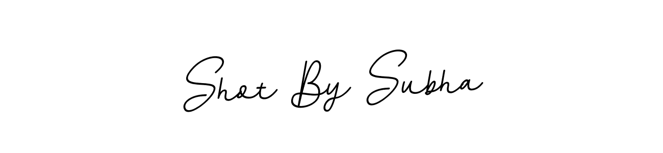 It looks lik you need a new signature style for name Shot By Subha. Design unique handwritten (BallpointsItalic-DORy9) signature with our free signature maker in just a few clicks. Shot By Subha signature style 11 images and pictures png