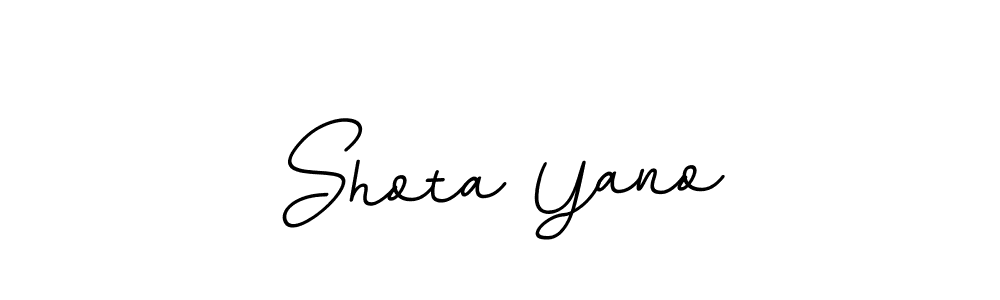 Design your own signature with our free online signature maker. With this signature software, you can create a handwritten (BallpointsItalic-DORy9) signature for name Shota Yano. Shota Yano signature style 11 images and pictures png
