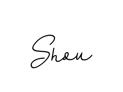 How to make Shou signature? BallpointsItalic-DORy9 is a professional autograph style. Create handwritten signature for Shou name. Shou signature style 11 images and pictures png