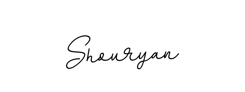 Use a signature maker to create a handwritten signature online. With this signature software, you can design (BallpointsItalic-DORy9) your own signature for name Shouryan. Shouryan signature style 11 images and pictures png
