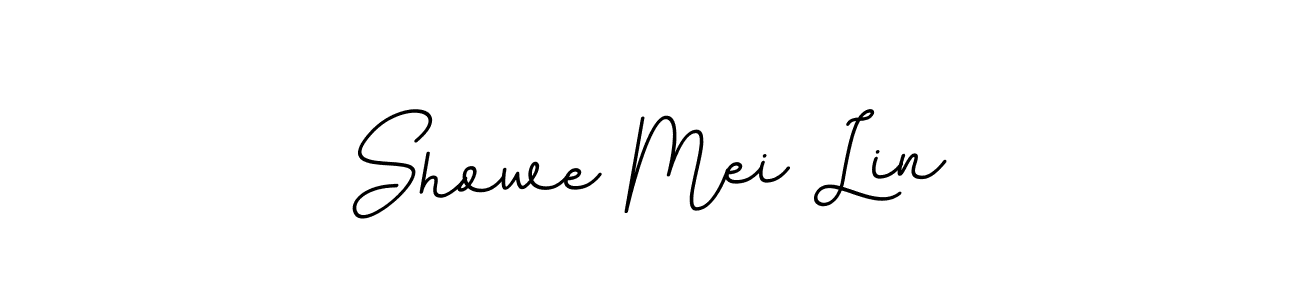 Make a beautiful signature design for name Showe Mei Lin. With this signature (BallpointsItalic-DORy9) style, you can create a handwritten signature for free. Showe Mei Lin signature style 11 images and pictures png