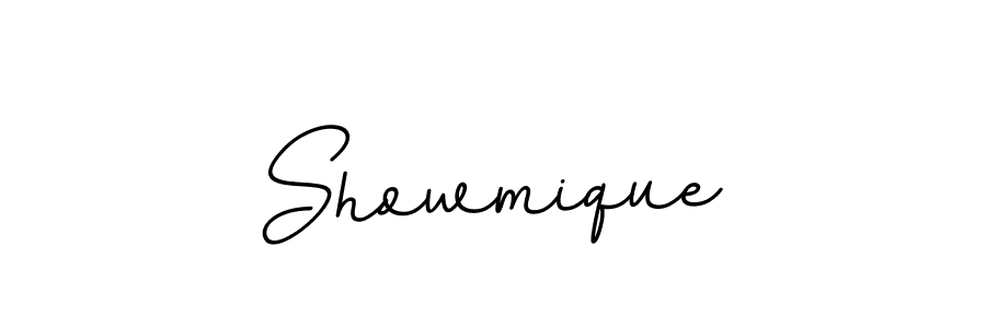 Make a beautiful signature design for name Showmique. With this signature (BallpointsItalic-DORy9) style, you can create a handwritten signature for free. Showmique signature style 11 images and pictures png