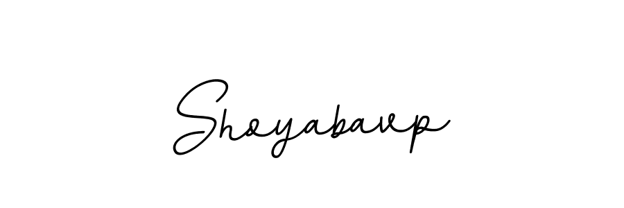 How to make Shoyabavp name signature. Use BallpointsItalic-DORy9 style for creating short signs online. This is the latest handwritten sign. Shoyabavp signature style 11 images and pictures png