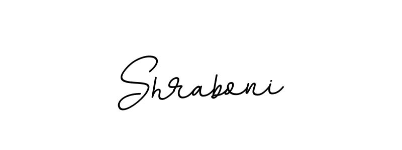 Design your own signature with our free online signature maker. With this signature software, you can create a handwritten (BallpointsItalic-DORy9) signature for name Shraboni. Shraboni signature style 11 images and pictures png