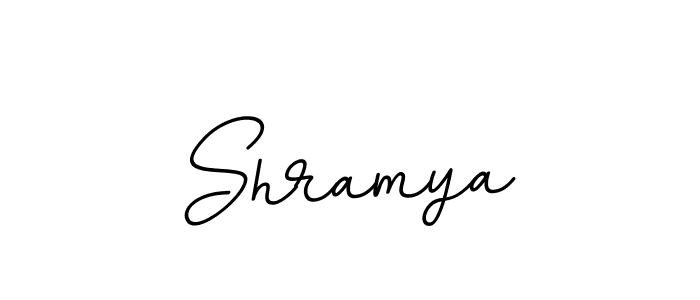 Create a beautiful signature design for name Shramya. With this signature (BallpointsItalic-DORy9) fonts, you can make a handwritten signature for free. Shramya signature style 11 images and pictures png