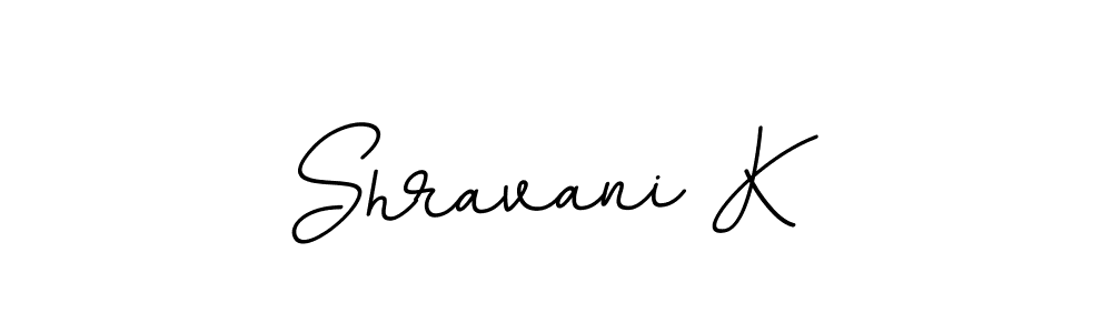 Shravani K stylish signature style. Best Handwritten Sign (BallpointsItalic-DORy9) for my name. Handwritten Signature Collection Ideas for my name Shravani K. Shravani K signature style 11 images and pictures png