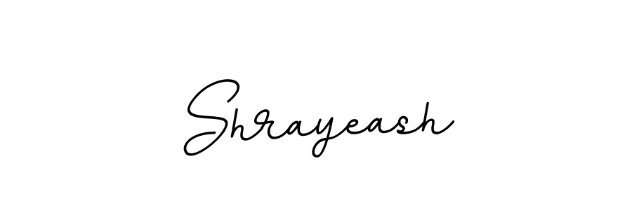 The best way (BallpointsItalic-DORy9) to make a short signature is to pick only two or three words in your name. The name Shrayeash include a total of six letters. For converting this name. Shrayeash signature style 11 images and pictures png