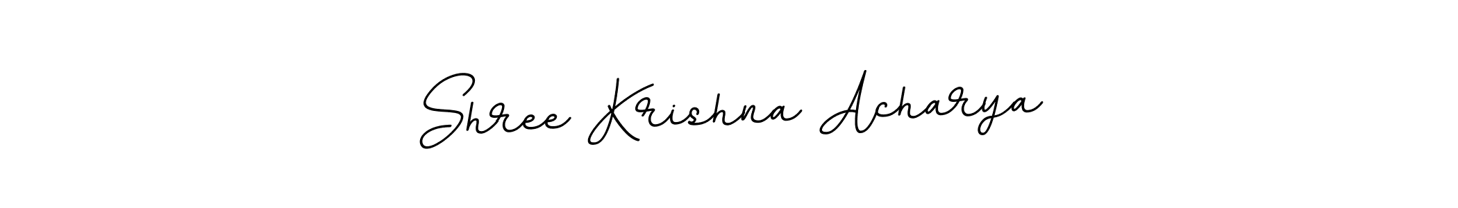 Design your own signature with our free online signature maker. With this signature software, you can create a handwritten (BallpointsItalic-DORy9) signature for name Shree Krishna Acharya. Shree Krishna Acharya signature style 11 images and pictures png