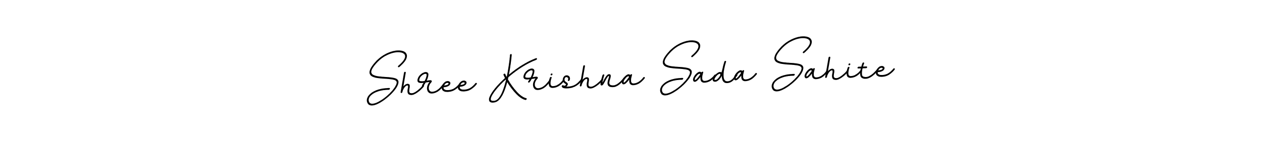 Create a beautiful signature design for name Shree Krishna Sada Sahite. With this signature (BallpointsItalic-DORy9) fonts, you can make a handwritten signature for free. Shree Krishna Sada Sahite signature style 11 images and pictures png