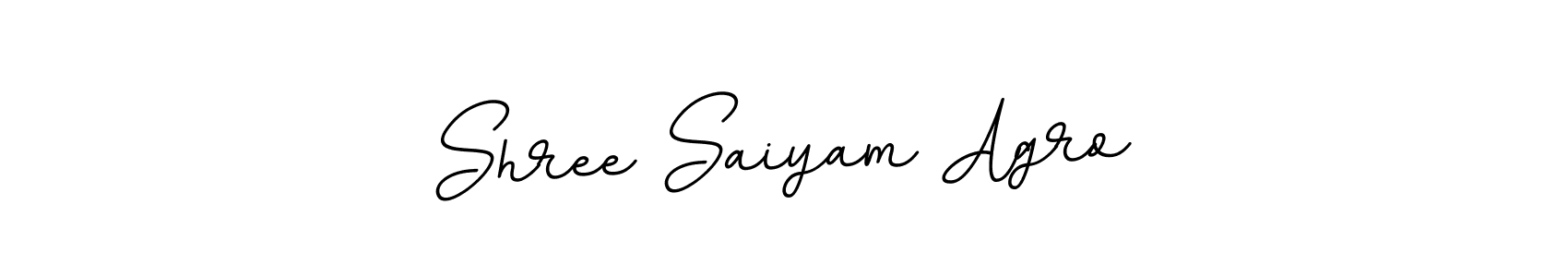 Use a signature maker to create a handwritten signature online. With this signature software, you can design (BallpointsItalic-DORy9) your own signature for name Shree Saiyam Agro. Shree Saiyam Agro signature style 11 images and pictures png
