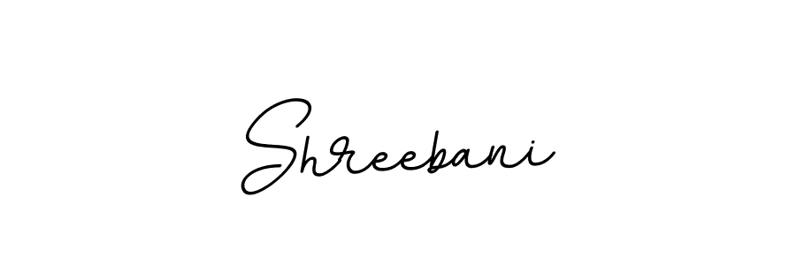 Create a beautiful signature design for name Shreebani. With this signature (BallpointsItalic-DORy9) fonts, you can make a handwritten signature for free. Shreebani signature style 11 images and pictures png