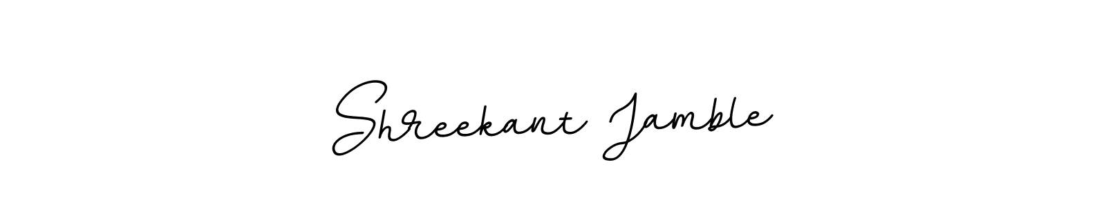 Similarly BallpointsItalic-DORy9 is the best handwritten signature design. Signature creator online .You can use it as an online autograph creator for name Shreekant Jamble. Shreekant Jamble signature style 11 images and pictures png