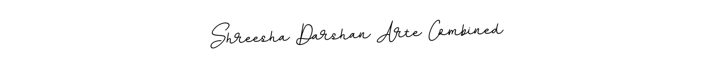 The best way (BallpointsItalic-DORy9) to make a short signature is to pick only two or three words in your name. The name Shreesha Darshan Arte Combined include a total of six letters. For converting this name. Shreesha Darshan Arte Combined signature style 11 images and pictures png