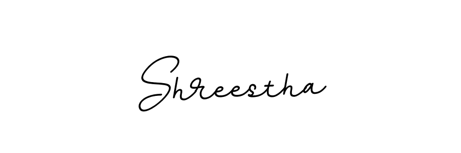 Create a beautiful signature design for name Shreestha. With this signature (BallpointsItalic-DORy9) fonts, you can make a handwritten signature for free. Shreestha signature style 11 images and pictures png