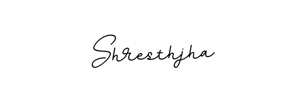 Use a signature maker to create a handwritten signature online. With this signature software, you can design (BallpointsItalic-DORy9) your own signature for name Shresthjha. Shresthjha signature style 11 images and pictures png