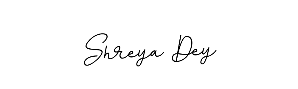 Use a signature maker to create a handwritten signature online. With this signature software, you can design (BallpointsItalic-DORy9) your own signature for name Shreya Dey. Shreya Dey signature style 11 images and pictures png