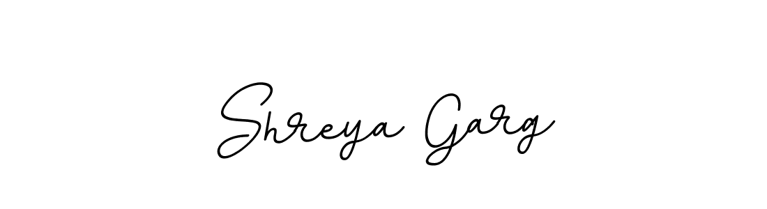 You should practise on your own different ways (BallpointsItalic-DORy9) to write your name (Shreya Garg) in signature. don't let someone else do it for you. Shreya Garg signature style 11 images and pictures png