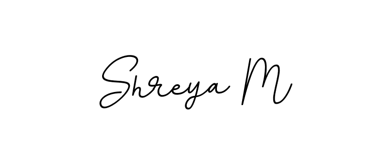 It looks lik you need a new signature style for name Shreya M. Design unique handwritten (BallpointsItalic-DORy9) signature with our free signature maker in just a few clicks. Shreya M signature style 11 images and pictures png