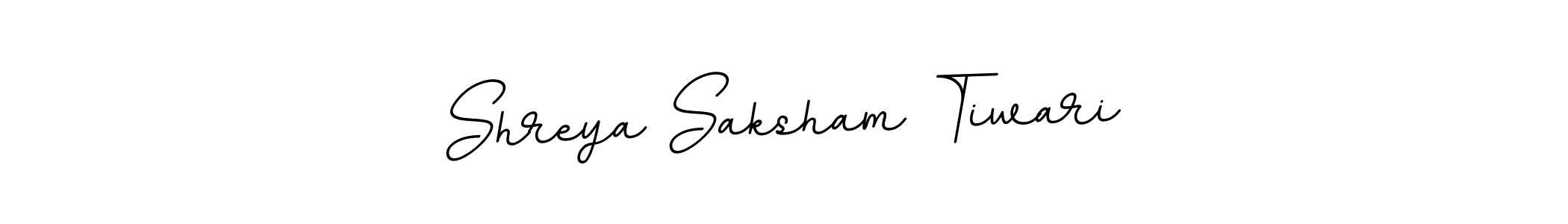 Shreya Saksham Tiwari stylish signature style. Best Handwritten Sign (BallpointsItalic-DORy9) for my name. Handwritten Signature Collection Ideas for my name Shreya Saksham Tiwari. Shreya Saksham Tiwari signature style 11 images and pictures png