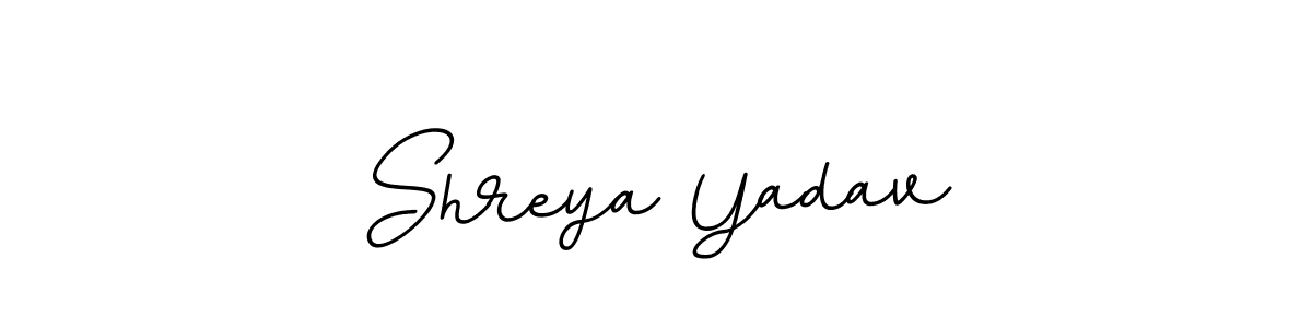 Create a beautiful signature design for name Shreya Yadav. With this signature (BallpointsItalic-DORy9) fonts, you can make a handwritten signature for free. Shreya Yadav signature style 11 images and pictures png