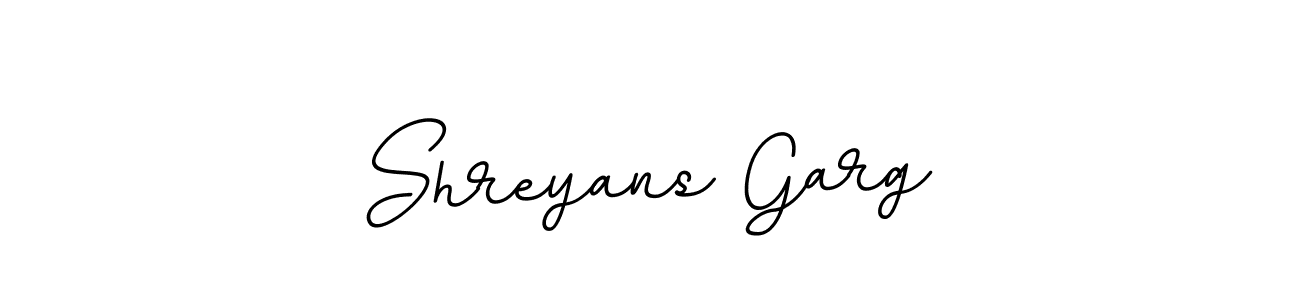 Make a beautiful signature design for name Shreyans Garg. Use this online signature maker to create a handwritten signature for free. Shreyans Garg signature style 11 images and pictures png