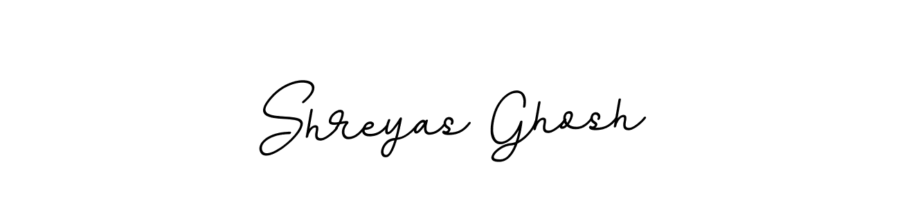 Use a signature maker to create a handwritten signature online. With this signature software, you can design (BallpointsItalic-DORy9) your own signature for name Shreyas Ghosh. Shreyas Ghosh signature style 11 images and pictures png