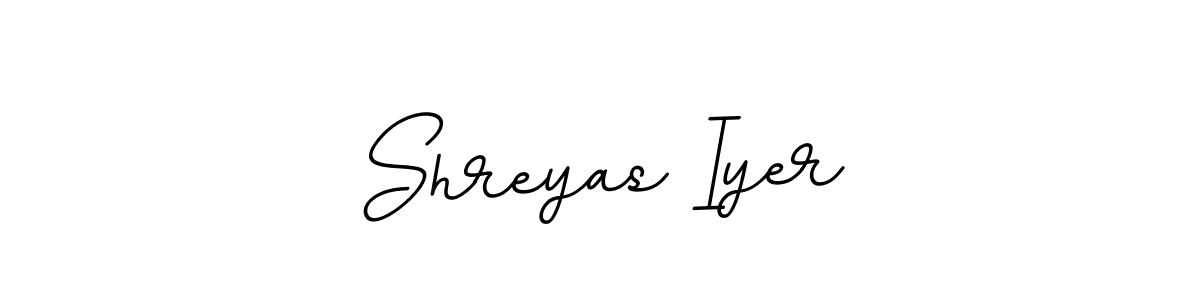 How to make Shreyas Iyer name signature. Use BallpointsItalic-DORy9 style for creating short signs online. This is the latest handwritten sign. Shreyas Iyer signature style 11 images and pictures png