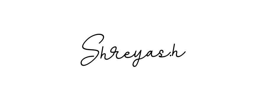 This is the best signature style for the Shreyas.h name. Also you like these signature font (BallpointsItalic-DORy9). Mix name signature. Shreyas.h signature style 11 images and pictures png
